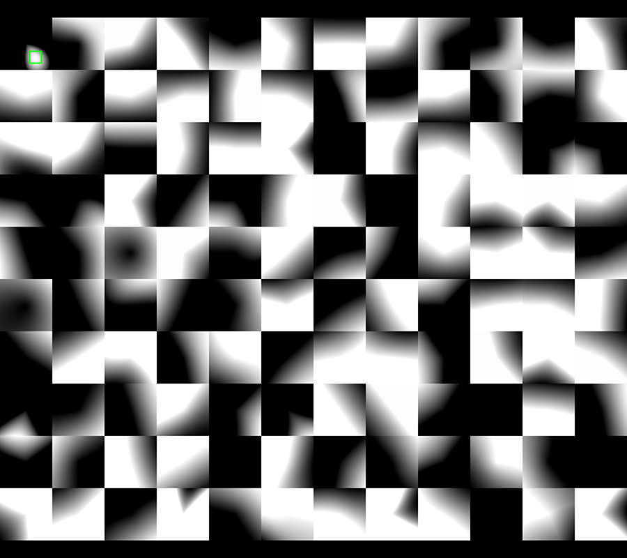 Heather Dewey-Hagborg Video Still of Facial Recognition Pattern